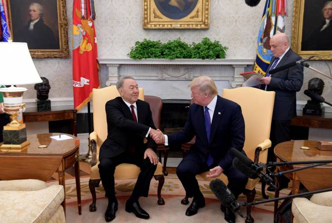Президент Казахстана Нурсултан Назарбаев и президент США Дональд Трамп нацелены на новый уровень стратегического партнерства

 