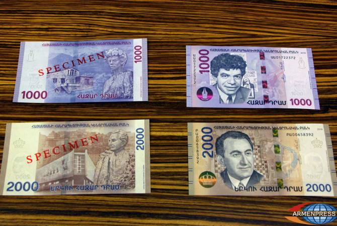 Third-series Armenian banknotes enter circulation 