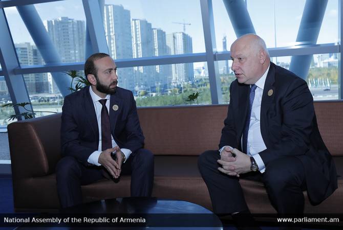 Le président du Parlement arménien a rencontré le président de la Commission parlementaire 
de l'OSCE