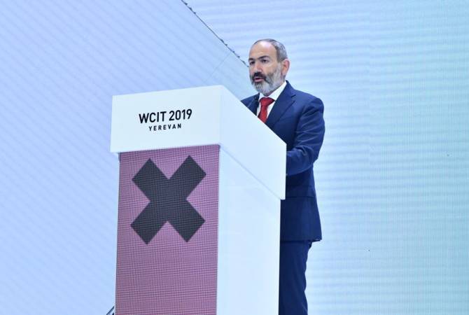 Armenia has every chance to become one of important tech centers globally, PM says at WCIT 
2019