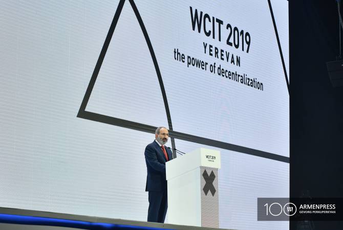 Armenia becomes more attractive country for innovative investments – PM tells WCIT 2019 
participants