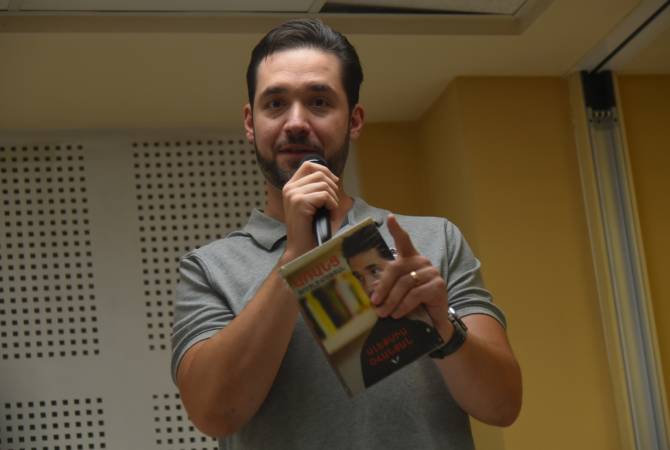 Alexis Ohanian attends Yerevan presentation of his book