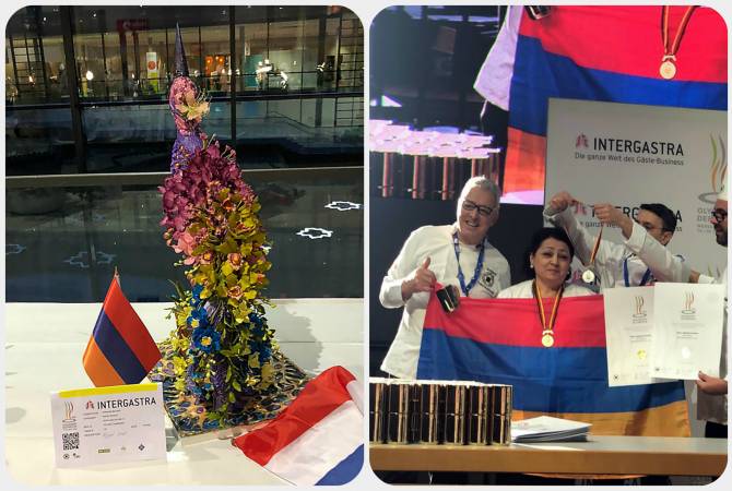 Армянские кондитеры на Международном конкурсе в Германии удостоились 6 медалей