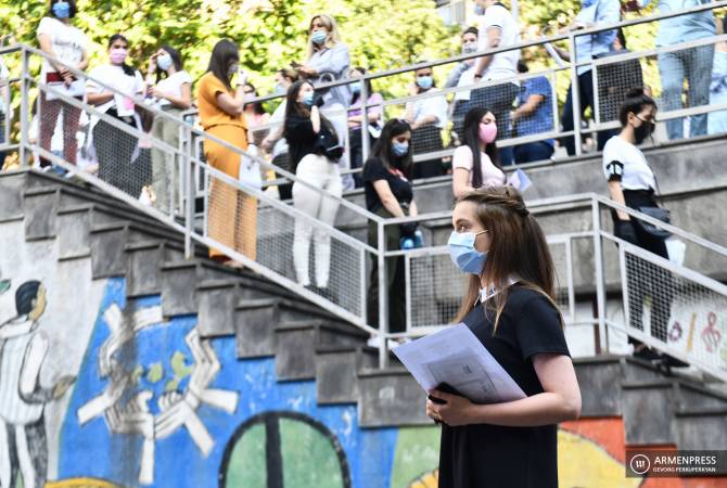 University entrance exams launched in Armenia