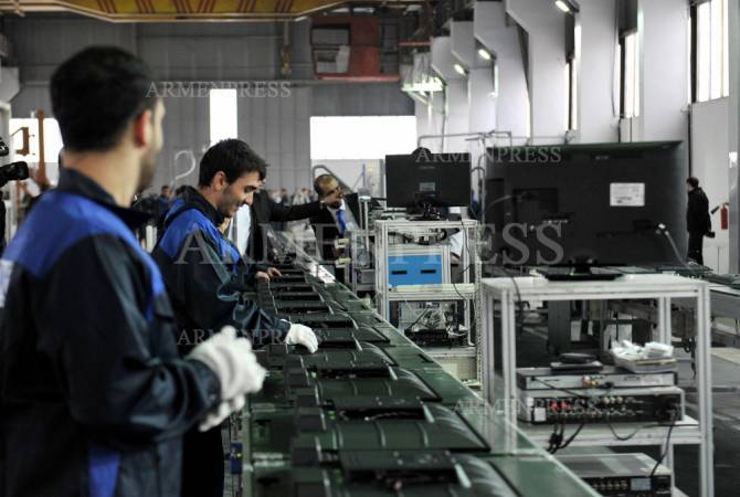 Հայաստանում արդյունաբերական արտադրությունն աճել է 2,1 տոկոսով՝ ԵԱՏՄ-ում 4,4 
տոկոս աճի ֆոնին