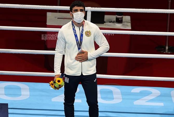 الحائز على برونزية بالملاكمة في أولمبياد طوكيو هوفهانيس باتشكوف يقول أنه فخور بتمثيل بلده أرمينيا 
وكان يتوقع الذهب