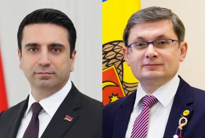 Le Président du parlement moldave félicite Alen Simonyan à l’occasion du Jour de 
l’indépendance 

