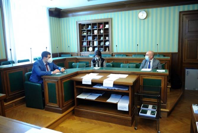 Արման Եղոյանը հանդիպել է Իտալիայի խորհրդարանի արտաքին հարաբերությունների հանձնաժողովների նախագահների հետ