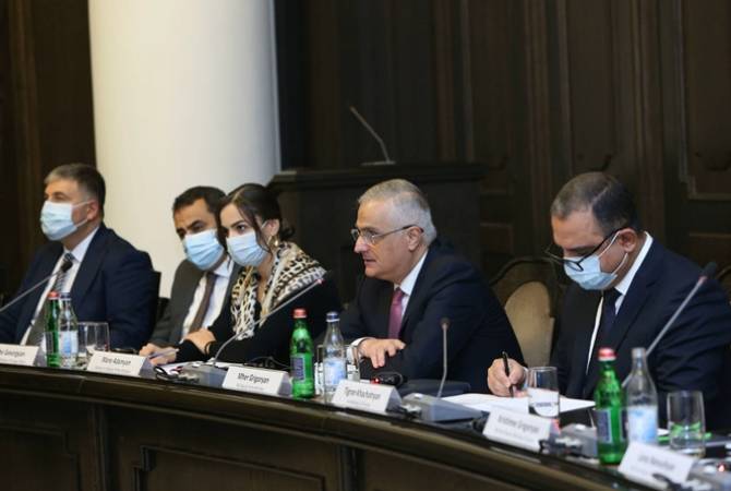Deputy PM Grigoryan presents Armenian Government’s Action Plan to Platform for Coordination 
of Cooperation with Armenia 