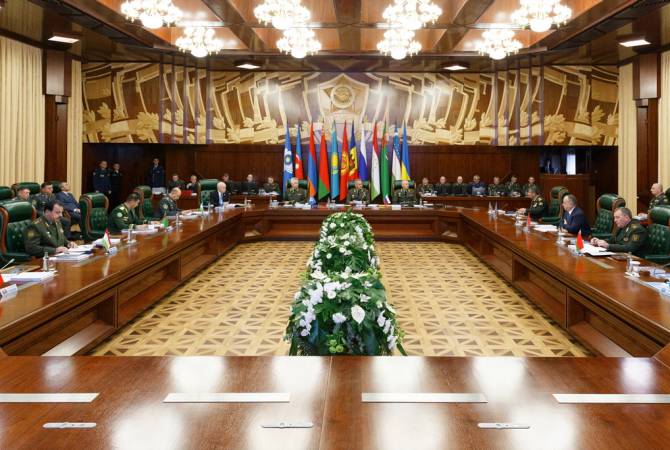 Minister of Defense of Armenia participates in the session of CIS Defense Ministers Council
