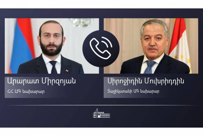 Ermenistan ve Tacikistan dışişleri bakanları KGAÖ’deki ikili işbirliği konularını telefonda görüştüler
