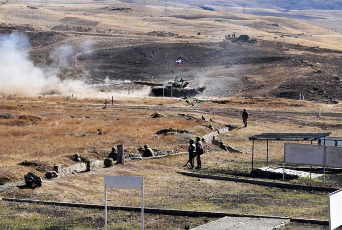 Состоялись армяно-российские совместные военные учения

