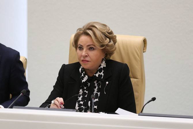 Valentina Matviyenko suggests carrying out delimitation between Armenia, Azerbaijan based on 
maps kept in Russian MoD