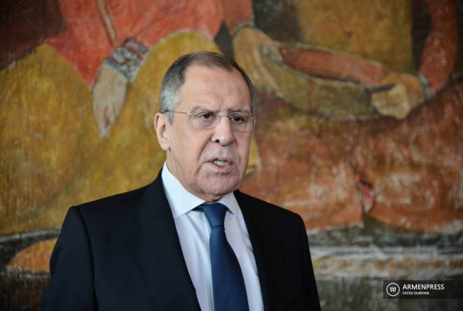 Lavrov speaks about Russia's role in finding solutions to issues of dispute between Armenia and 
Azerbaijan