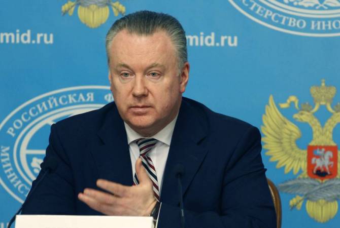Russia concerned that the OSCE Minsk Group Co-Chairs are not able to visit Karabakh. 
Lukashevich