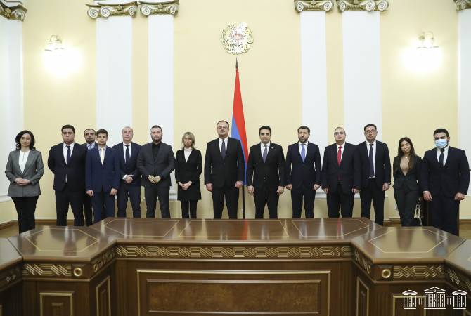 Председатель НС Армении и министр юстиции Грузии обсудили ряд вопросов отраслевых 
реформ

