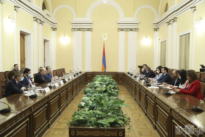 И.о. спикера НС Армении принял делегацию во главе с сопредседателем ПА “Евронест”

