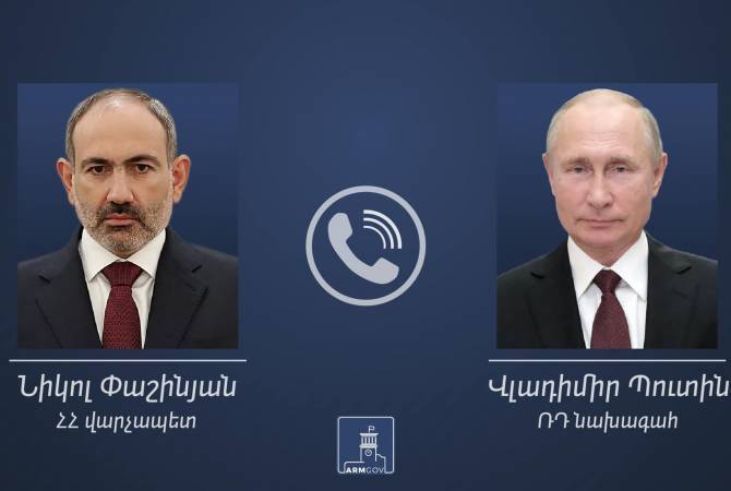 Nikol Pashinyan s'est entretenu au téléphone avec Vladimir Poutine

