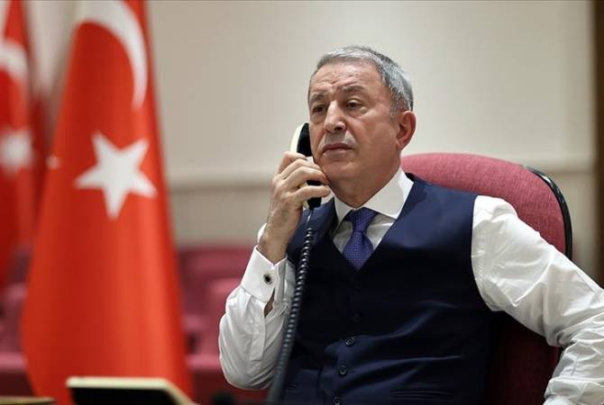 Թուրքիայի պաշտպանության նախարարը հեռախոսազրույցներ է ունեցել ՌԴ և 
Ուկրանիայի գործընկերների հետ

