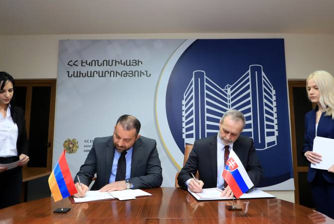 Arménska a slovenská vláda podpísali dohodu o hospodárskej spolupráci