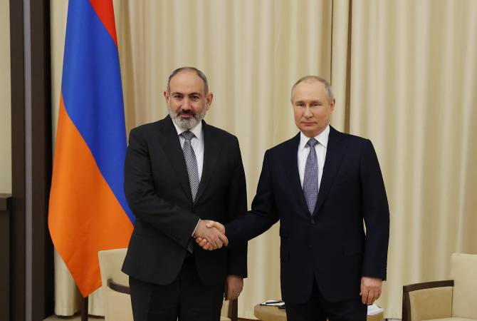 Rencontre Nikol Pashinyan et Vladimir Poutine à Moscou: l'Arménie et la Russie signent un 
certain nombre de documents