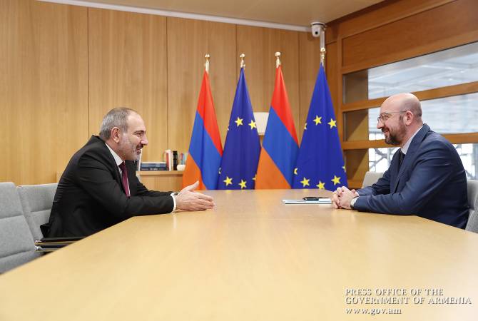 PM Pashinyan holds telephone conversation with Charles Michel