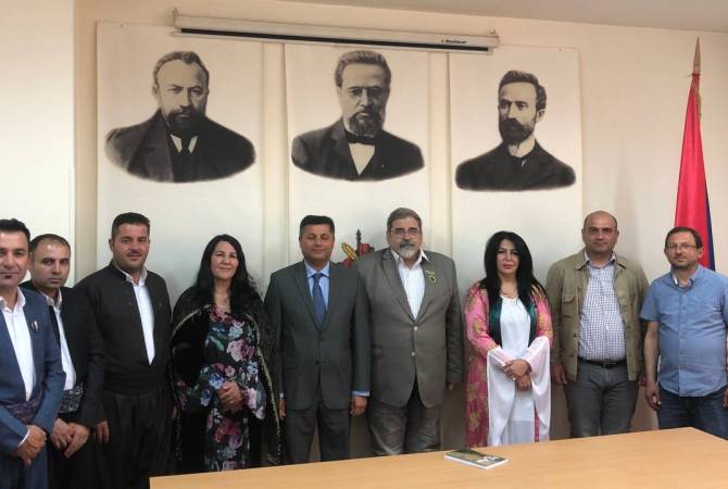 Irak Kürdistanı heyeti Ermeni Soykırımı'nı anma için Yerevan’da