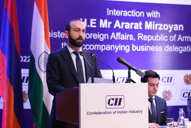 Ararat Mirzoyan: "Ermeni-Hint ekonomik işbirliği tarihinde yeni bir sayfa açıyoruz"