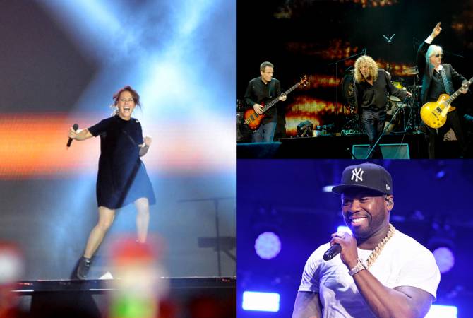 50 Cent-ը, Զազը և «Լեդ Զեփելին» սիմֆոնիկը համերգներով հանդես կգան 
Հայաստանում

