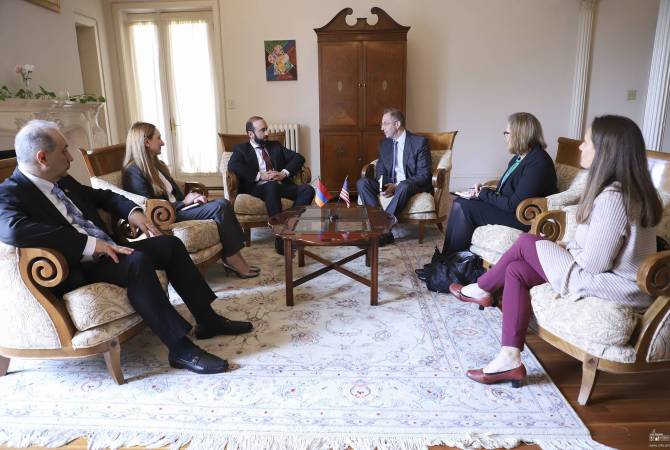 Ararat Mirzoyan, ABD Ulusal Demokrasi Enstitüsü Başkanı ile görüştü