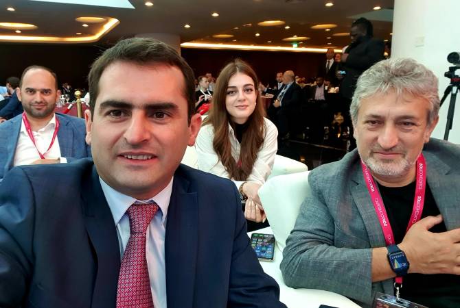 Hakob Arshakián presenta el ecosistema tecnológico de la República de Armenia en la 
conferencia de “Innovación futura 20