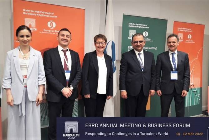 Armenian Minister of Finance participates in EBRD annual meeting