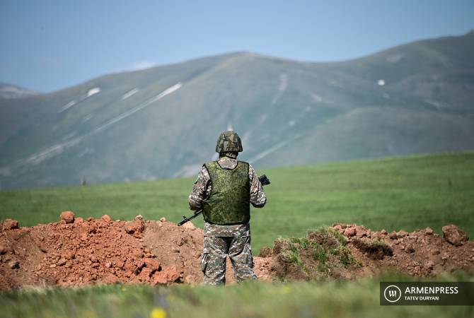 Armenian serviceman receives no life-threatening injuries as a result of mine explosion