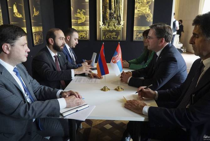Armenian, Serbian FMs discuss regional and international issues 