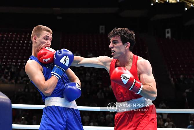 Hovhannés Bachkov debutó con una victoria en el campeonato europeo de boxeo en Ereván

