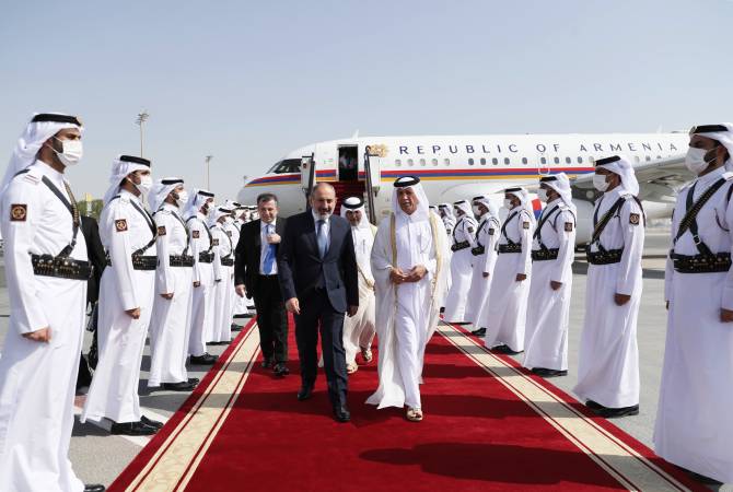Նիկոլ Փաշինյանը պաշտոնական այցով առաջին անգամ ժամանեց Կատար