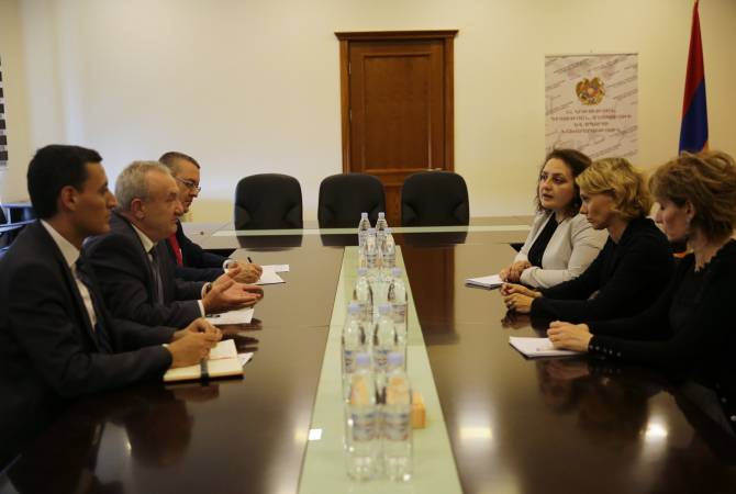 ԿԳՄՍ նախարարը հանդիպել է Համաշխարհային բանկի Հայաստանի գրասենյակի 
տնօրենի հետ