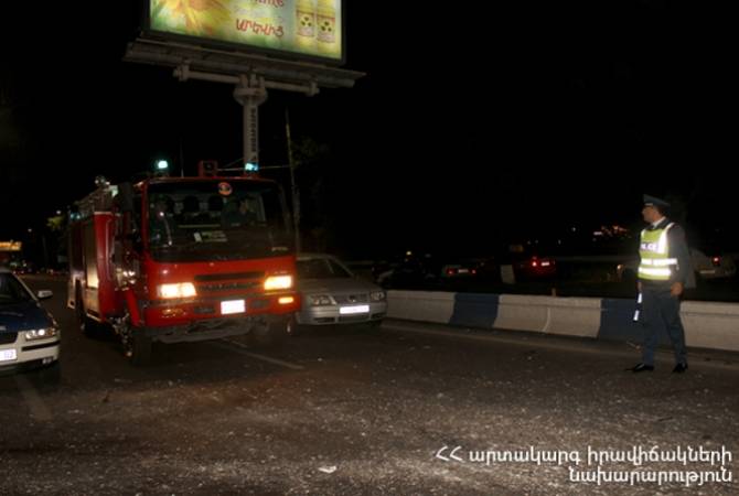 Ավտոմեքենան գլխիվայր շրջվել է Երևան-Սևան ավտոճանապարհի 47-րդ կիլոմետրին