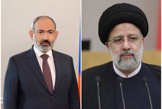 رئيس الوزراء الأرميني نيكول باشينيان والرئيس الإيراني إبراهيم رئيسي يجريان محادثة هانفية