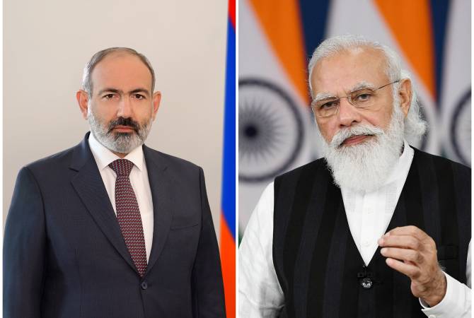 Le Premier ministre Pashinyan a adressé un message de félicitations au Premier ministre indien
