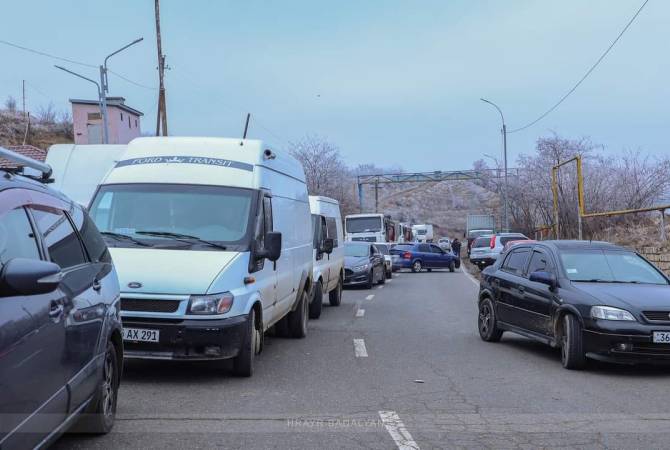 The only road connecting Artsakh with Armenia has been closed for 9 hours now - Vimarsana News
