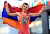 Armenian wrestler wins European Championship 