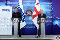 La Géorgie s’attend à ce que le rôle de l'OSCE soit plus actif dans la régulation des relations 
avec la Russie  