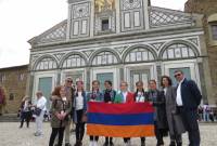 طلاب مركز مخيتار للشباب يشتركون بإيطاليا في أحداث إحياء ذكرى الإبادة الأرمنية