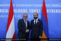 Le président du Parlement arménien a rencontré le président du Conseil fédéral d'Autriche 