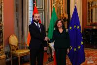 رئيس برلمان أرمينيا آرارات ميرزويان يلتقي رئيسة مجلس الشيوخ الإيطالي ماريا إليزابيث كاسيلاتي