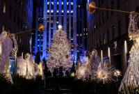 Նյու Յորքի կենտրոնում վառել են Սուրբծննդյան գլխավոր եղեւնու լույսերը
