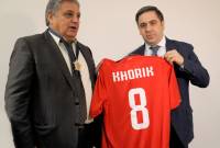 Khoren Hovhannisyan awarded with FFA Highest Award Order