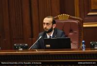 Speaker of Parliament offers condolences over death of Rita Sargsyan