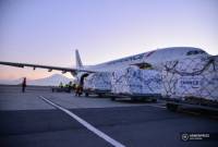 طائرة ثانية تنقل مساعدات إنسانية من فرنسا تصل إلى يريفان
